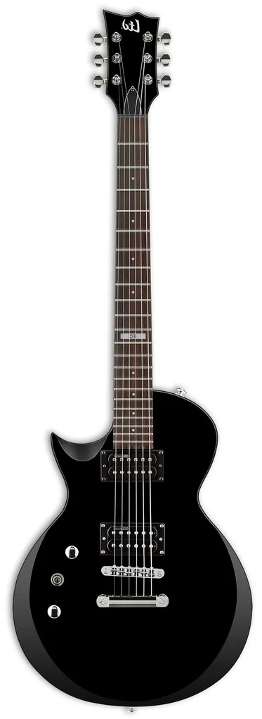 Pack Guitarra Eléctrica Zurda LTD EC Negro Satinado - Imagen 2