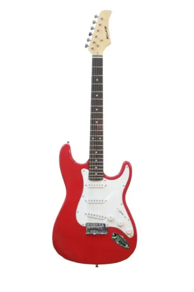 Paquete de guitarra eléctrica Strat Bellator rojo