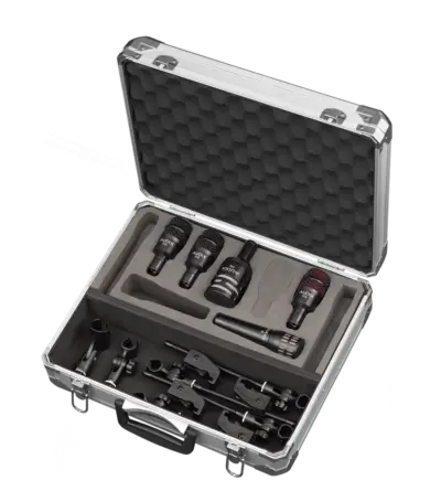 Paquete de Micrófono de Batería Profesional de 5 Piezas Audix DP5A