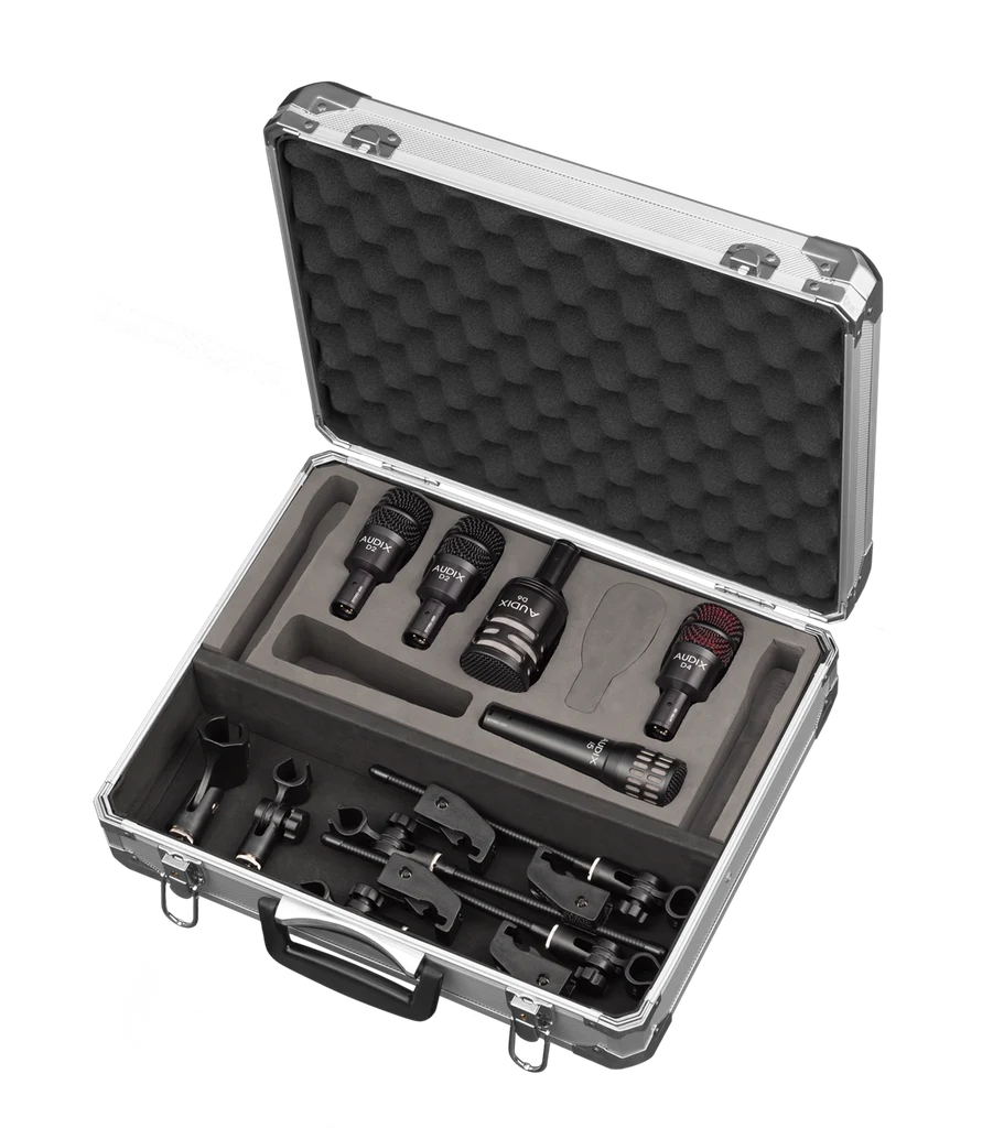 Paquete de Micrófono de Batería Profesional de 5 Piezas Audix DP5A