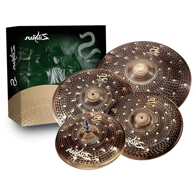 Paquete de Platillos Serie S Dark Zildjian 14" 16" 18" 20"