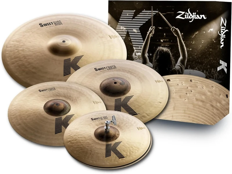 Paquete de Platillos K Sweet Zildjian 15" 17" 19" 21"