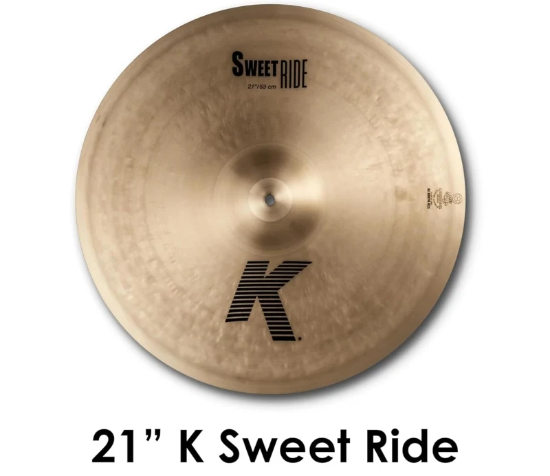 Paquete de Platillos K Sweet Zildjian 15" 17" 19" 21" - Imagen 5