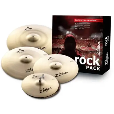 Paquete de Platillos Zildjian A Rock 14" 17" 19" 20"