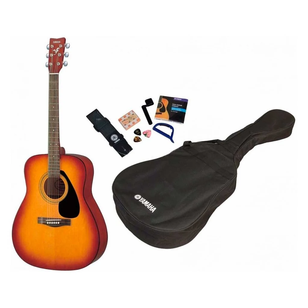 Paquete de guitarra acústica folk Yamaha F310TBS - Imagen 2