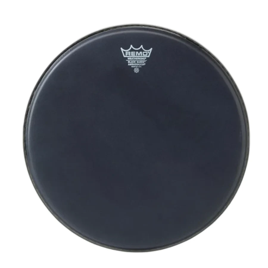Parche de 13" Black Suede Ambassador Remo