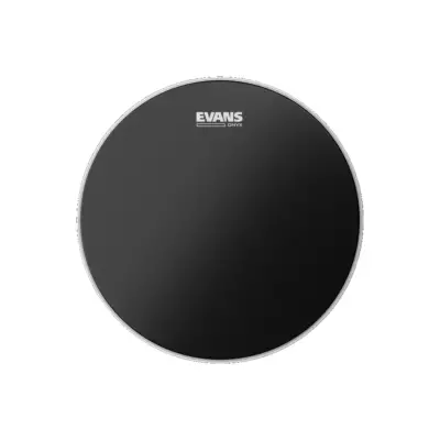 Parche de 14" Negro Aspero Onyx Evans