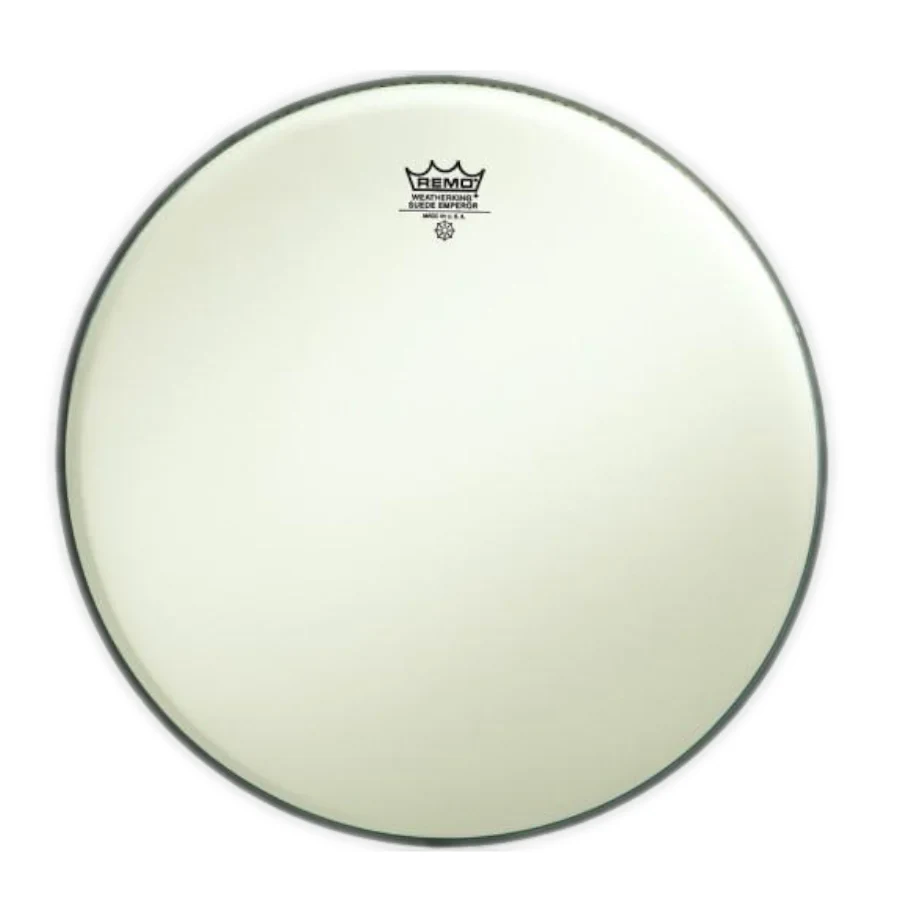 Parche de 16" White Suede Emperor Remo