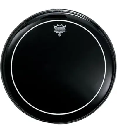 Parche Remo Hidráulico Negro Ebony de 8"