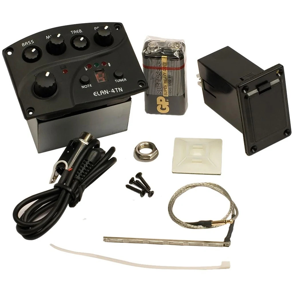 Pastilla Belcat de Incrustación para Guitarra Acústica EQ 4 Band Elan4TN