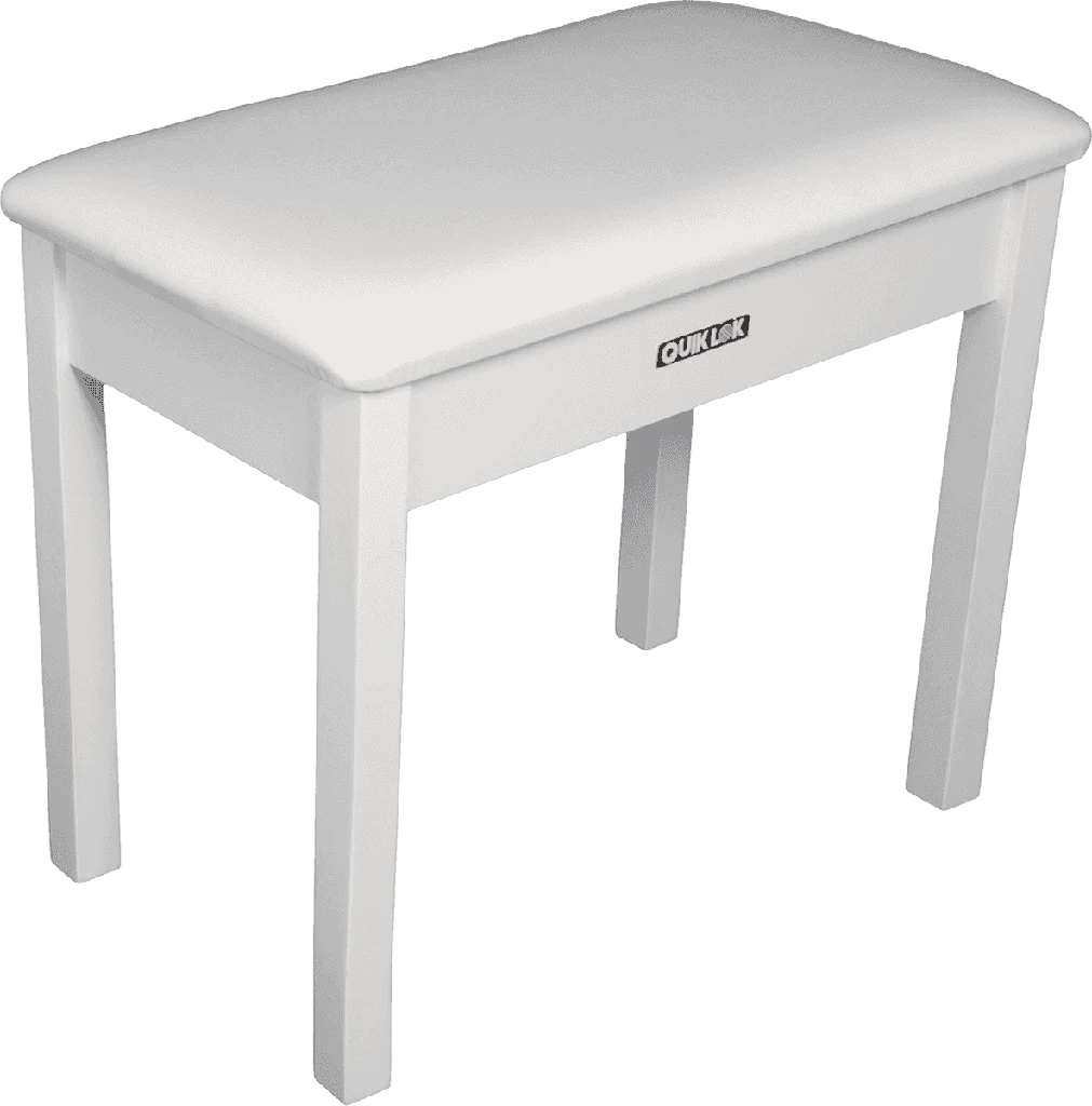 Banco para Piano Quiklok PB50WHS Blanco Mate