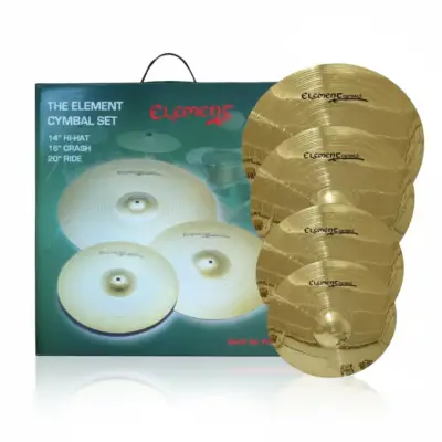 Juego de Platillos 12", 16", 20", Hi-Hat 14"