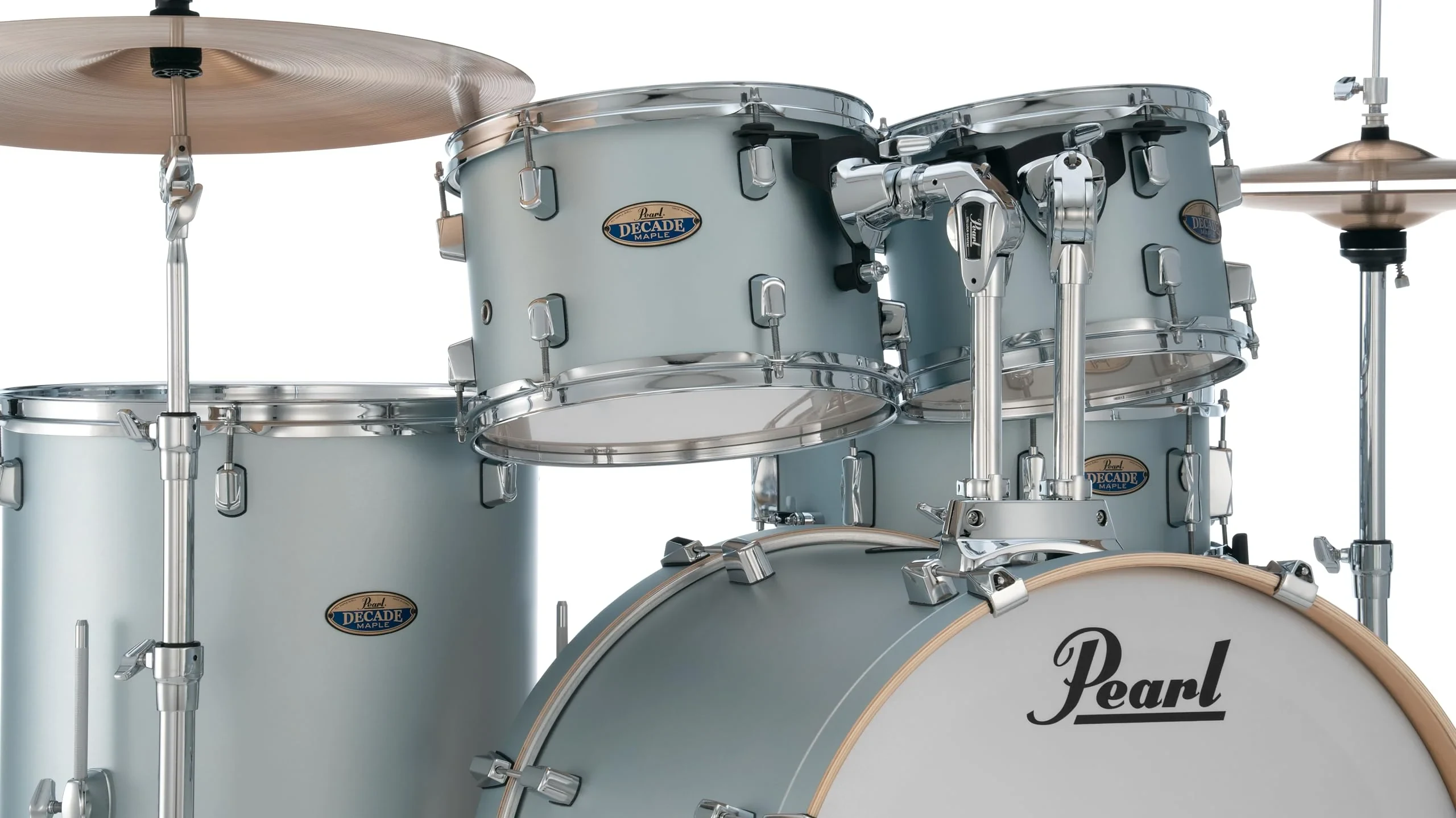 Pearl Decade Maple Batería Acústica de 6 Piezas Blue Mirage
