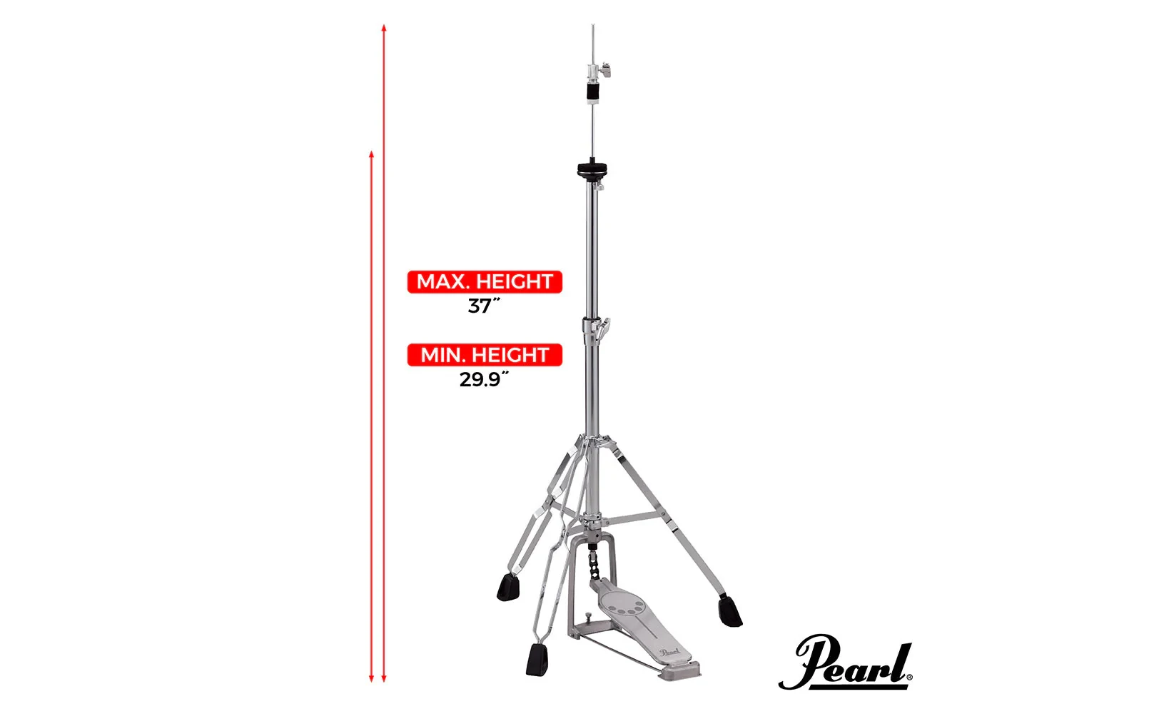 Atril Para Hi-Hats Pearl H830 Demon