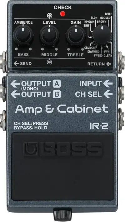 Pedal BOSS IR-2 Amplificador y Cabina