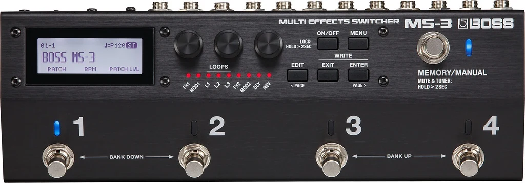 Pedal BOSS Multi Efectos para Guitarra MS-3