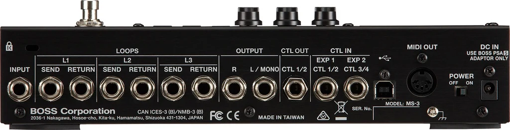 Pedal BOSS Multi Efectos para Guitarra MS-3 - Imagen 2