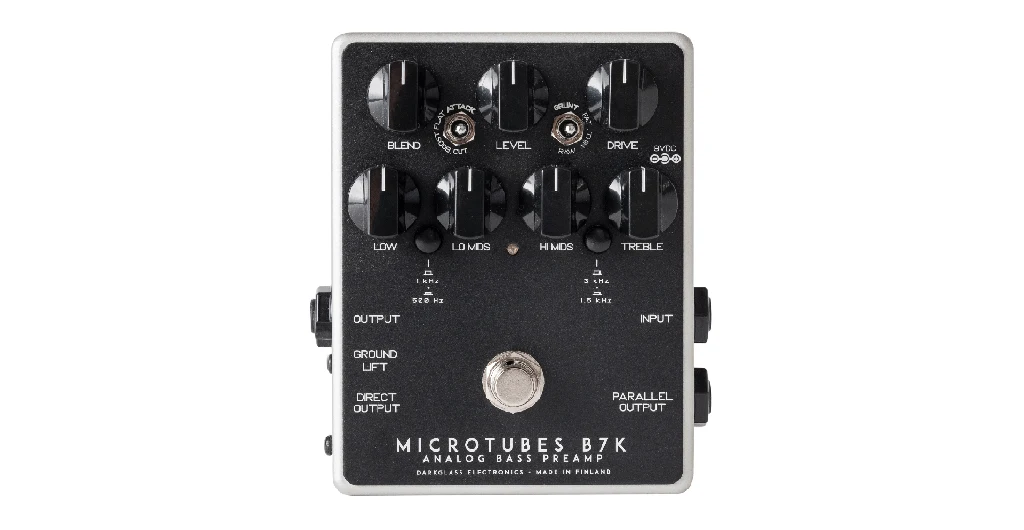Pedal Darkglass Overdrive para Bajo Microtubes B7K V2