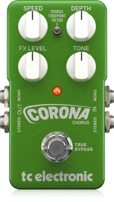 Pedal de Chorus TC para guitarra Coronachorus