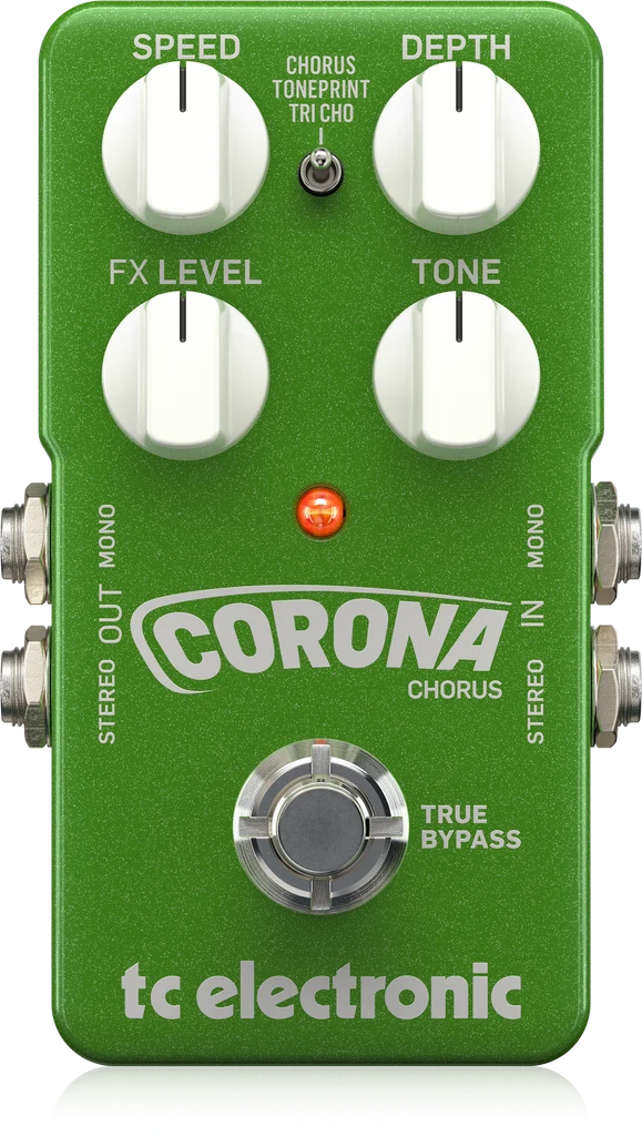 Pedal de Chorus TC para guitarra Coronachorus