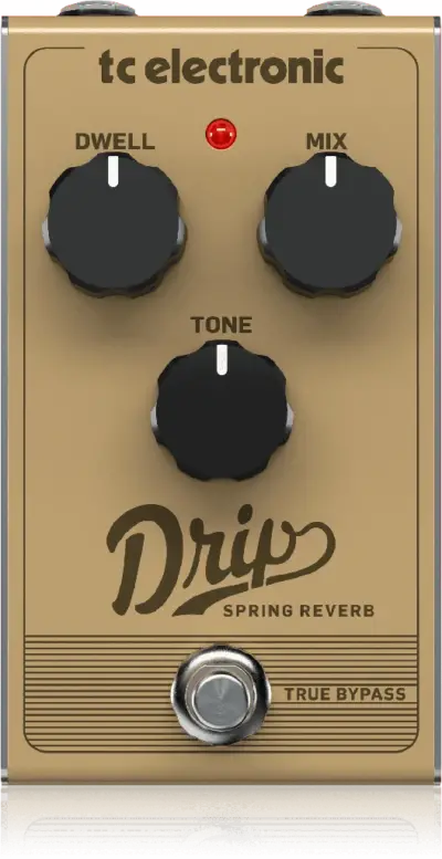 Pedal TC Electronic para guitarra Drip Spring Reverb