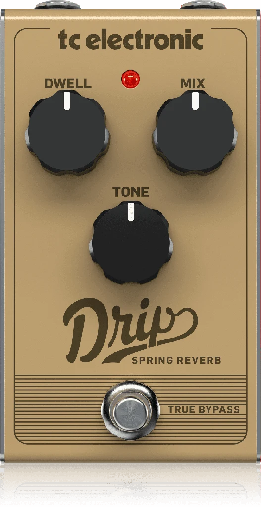 Pedal TC Electronic para guitarra Drip Spring Reverb