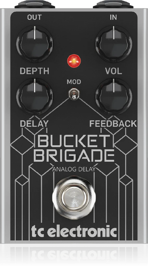 Pedal TC Electronic Bucket Brigade Analog Delay para guitarra
