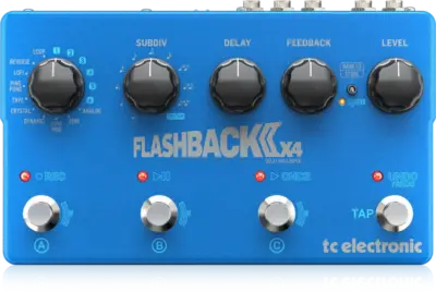 Pedal de guitarra TC Electronic Flashback 2 X4 Delay