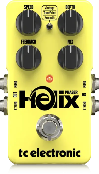 Pedal TC Electronic Helix Phaser para guitarra