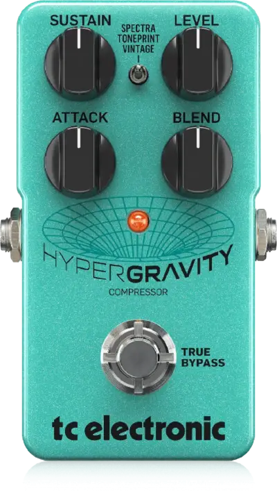 Pedal TC Electronic Hypergravity Compressor para guitarra