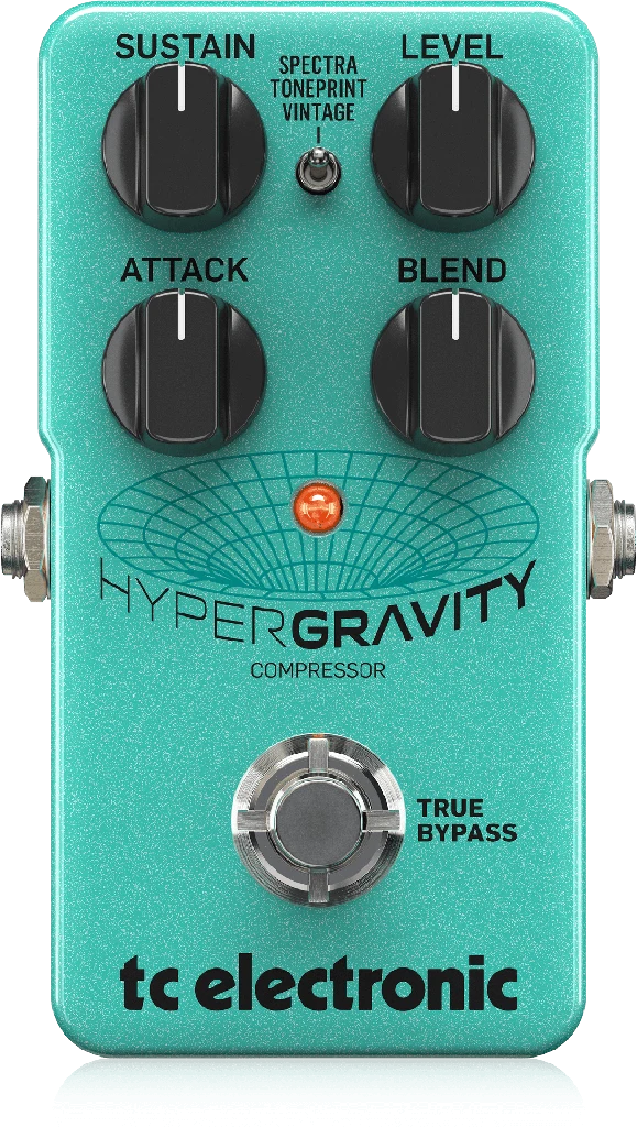 Pedal TC Electronic Hypergravity Compressor para guitarra