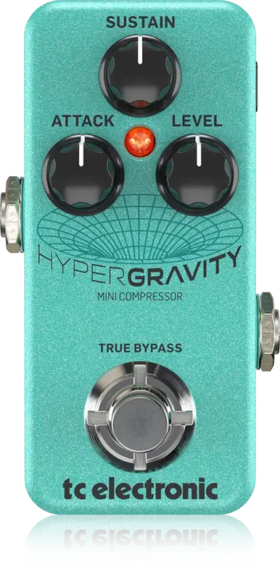 Pedal TC Electronic Hypergravity Mini Compressor para guitarra