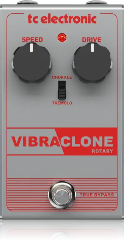 Pedal TC Electronic Vibraclone Rotary para guitarra