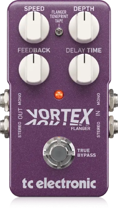 Pedal Vortex Flanger para guitarra TC Electronic