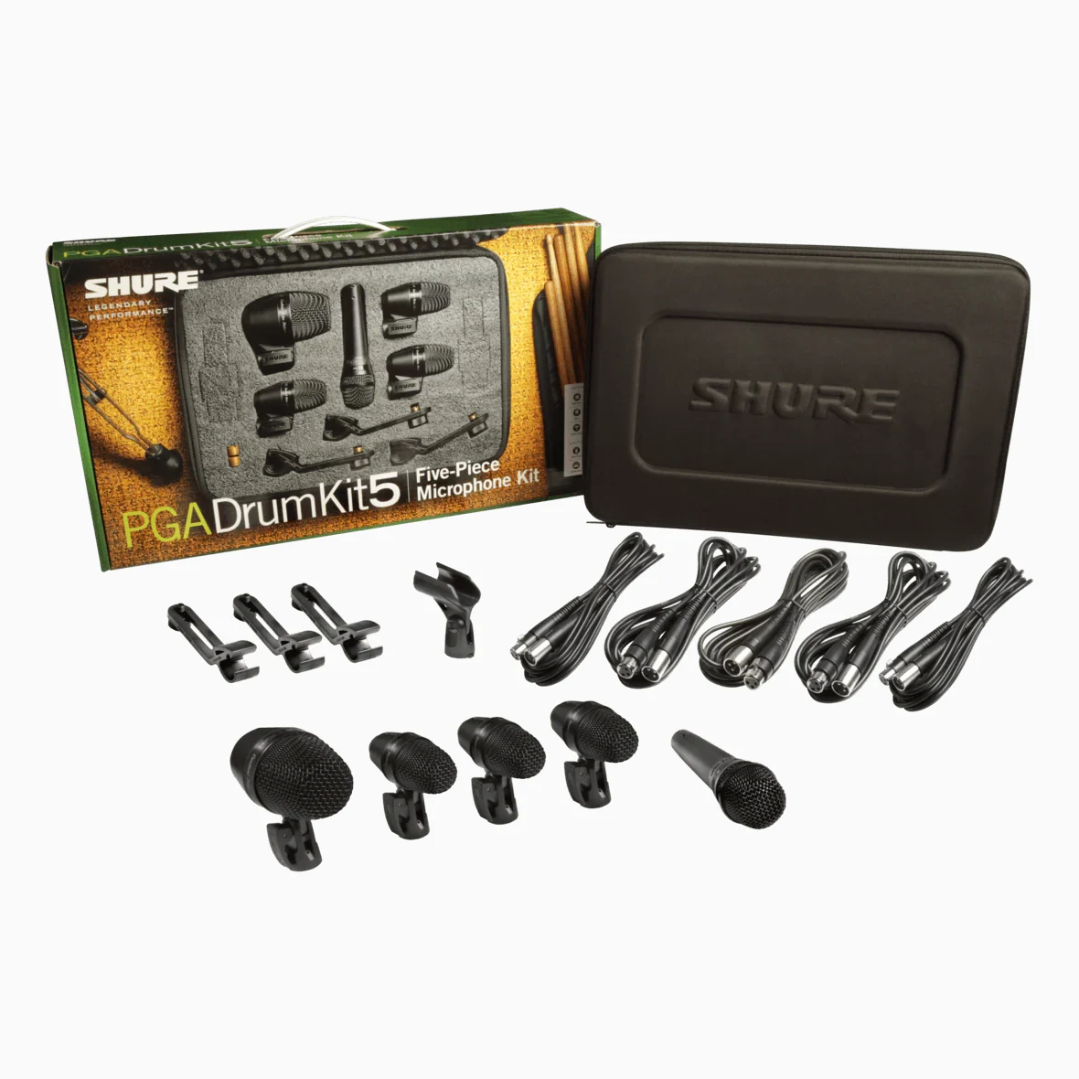 Kit de Micrófonos para Batería Shure PGADRUMKIT5