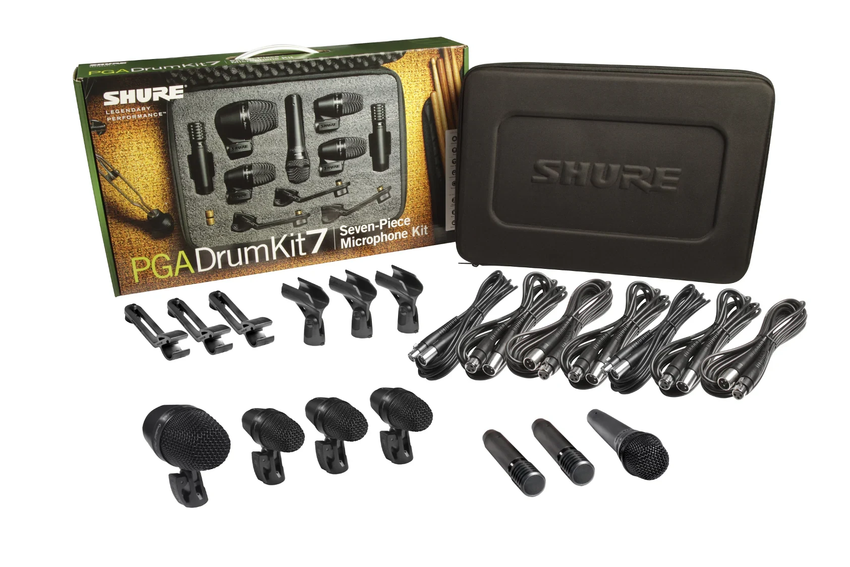 Juego de Micrófonos para Batería Shure PGADRUMKIT7