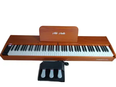 Piano Digital Alde Audio de 88 Teclas con Sensibilidad Acción Progresiva