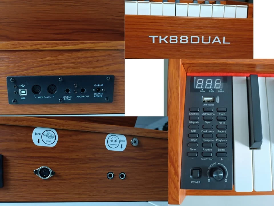 Piano Digital Alde Audio de 88 Teclas con Sensibilidad Acción Progresiva - Imagen 2