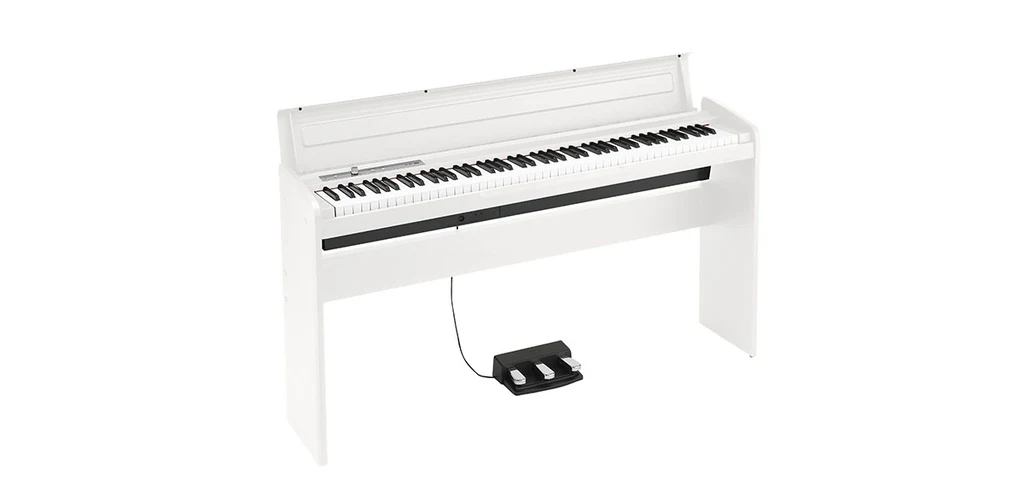 Piano digital Korg LP180 de 88 teclas en color blanco - Imagen 2