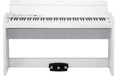 Piano digital Korg LP380U de 88 teclas en color blanco