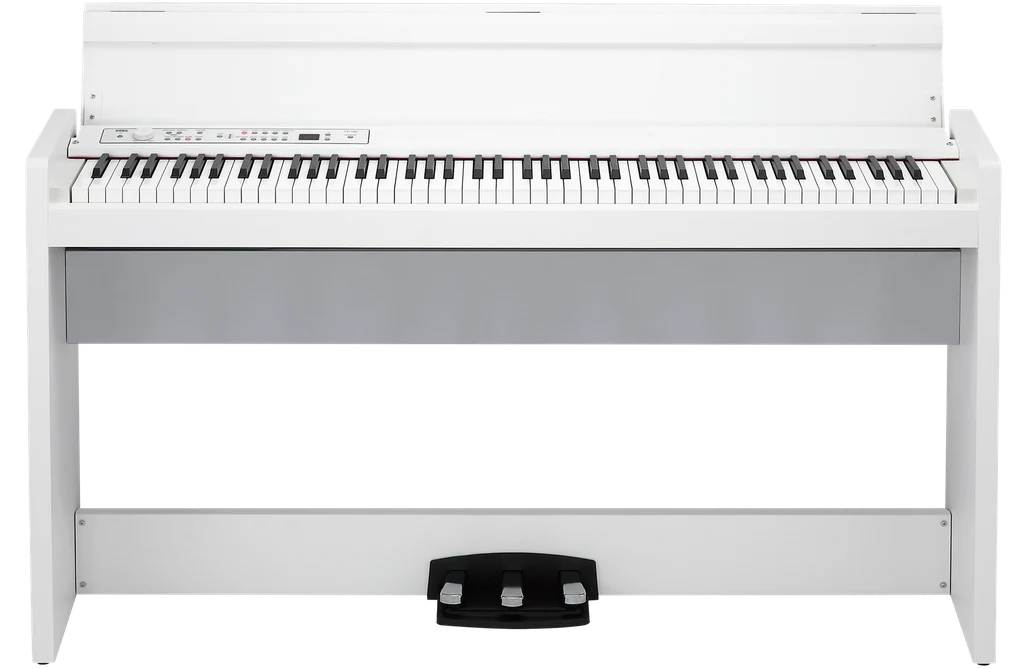 Piano digital Korg LP380U de 88 teclas en color blanco