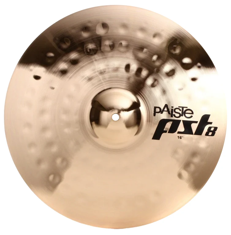 Platillo Paiste PST8 Rock Crash Reflector de 16"