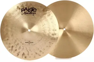 Platillos Paiste 14" Hi-Hats Masters Dark