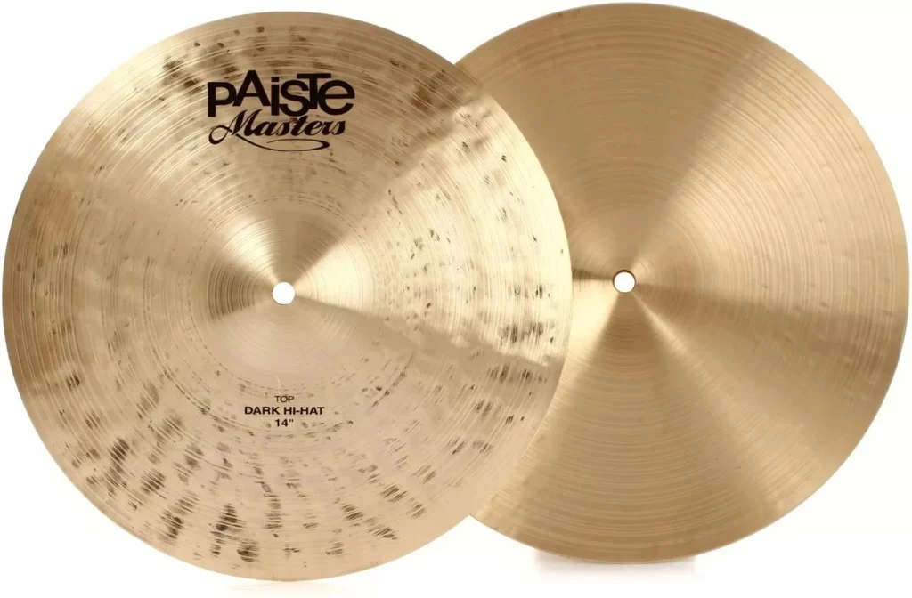 Platillos Paiste 14" Hi-Hats Masters Dark