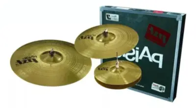 Platillos Paiste Paq 14" Hi-Hat, 16" Crash, 20" Ride