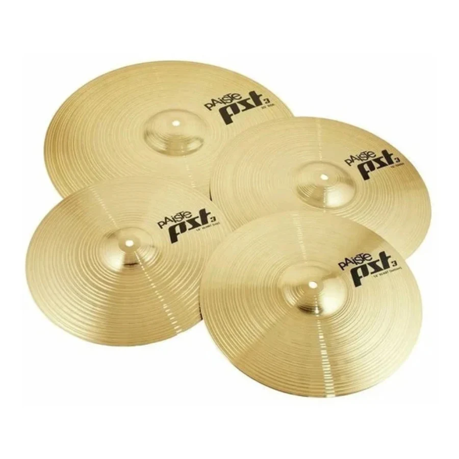 Platillos Paiste Paq 14" Hi-Hat, 16" Crash, 20" Ride - Imagen 2