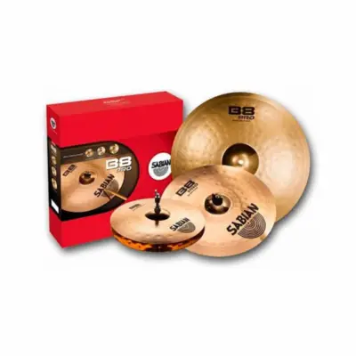 Platillos Sabian B8 Pro Paquete 14" Medium Hats, 16" Thin Crash y 20" Medium Ride