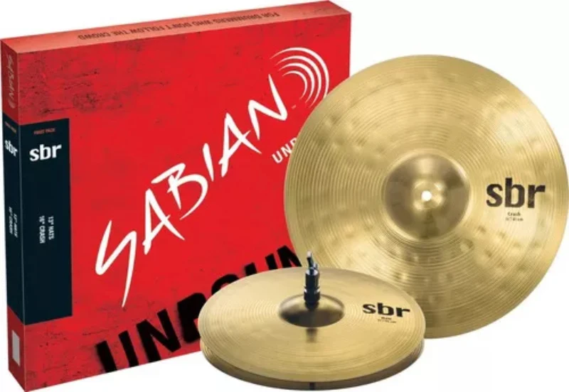 Platillos Sabian Paquete 13" Hi Hats y 16" Thin Crash