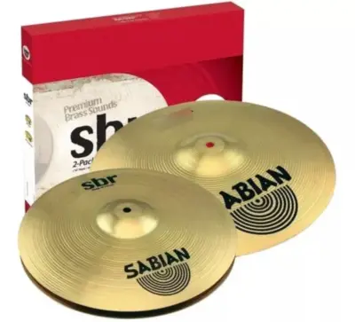 Set de Platillos Sabian 14" Hi Hats y 18" Crash Ride