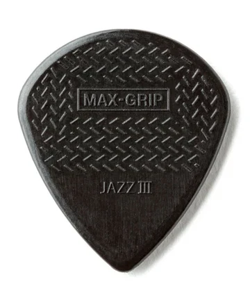 Pua Dunlop Max Grip Jazz III Negra